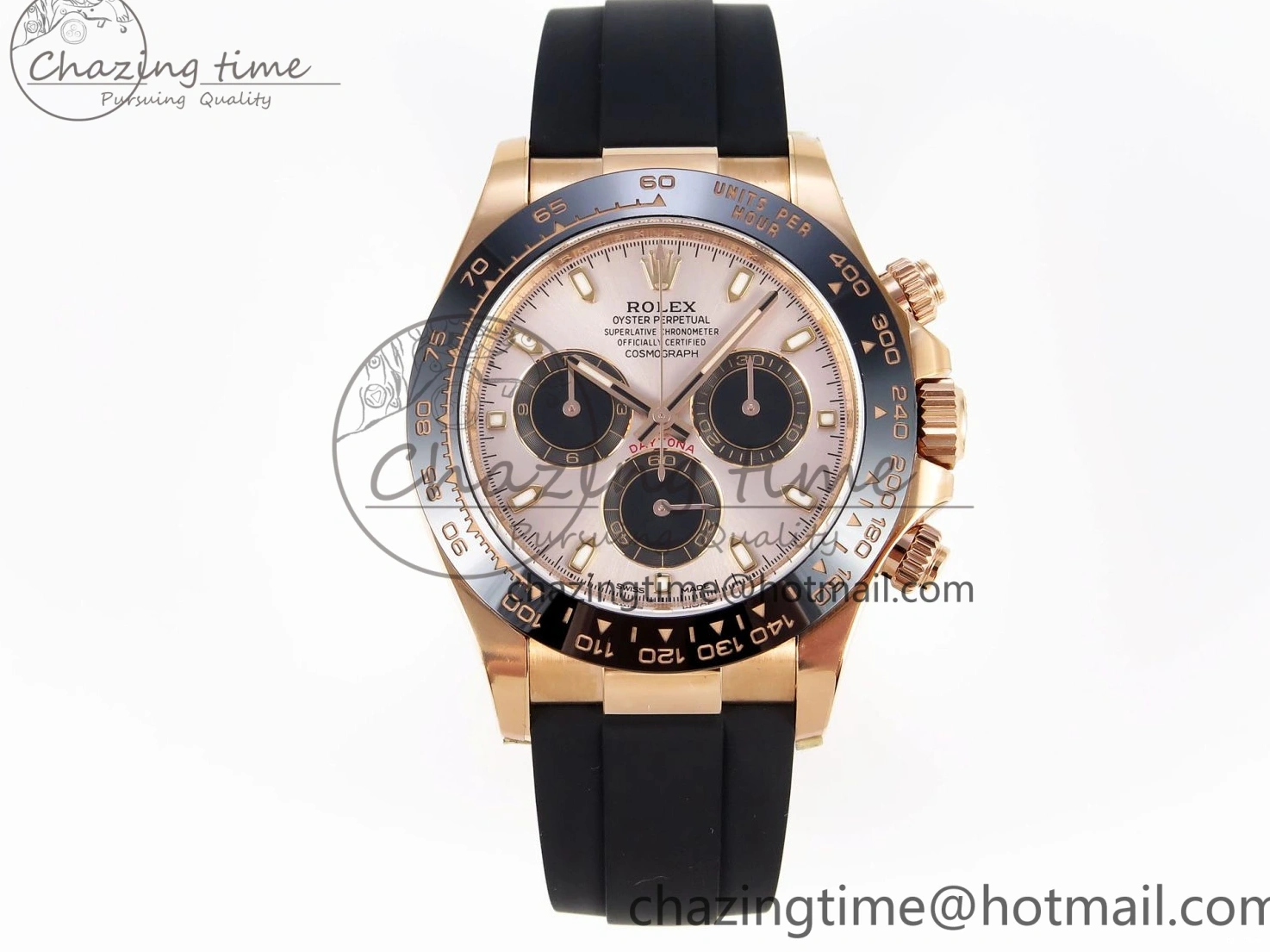 MiroTime 0416 Daytona 116515 Clean 1:1 Best Edition Silver Dial RG Markers on Oysterflex Strap SA4130 V WrinkleFree 1965